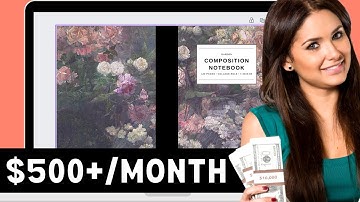 Steal My $500+/Month Composition Notebook Template (Create a Journal to Sell on Amazon KDP for FREE)