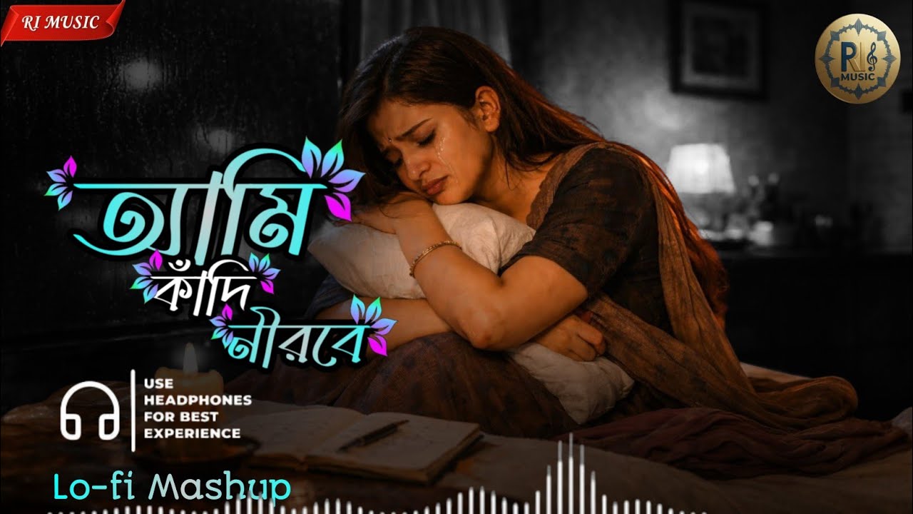 আমি কাঁদি নীরবে – নীরব কান্নার গল্প | Bangla Sad Lo-Fi Song 2026 | RI MUSIC