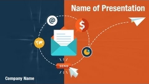 Internet Mail Service PowerPoint Video Template Backgrounds - DigitalOfficePro #01311V