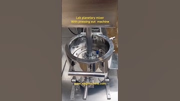 Lab planetary mixer with pressing out machine. best machine for sealant,adhesives,etc.