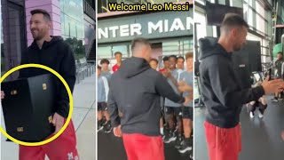 Lionel Messi Inspires Inter Miami Academy After presenting his Ballon dOr infront of them?
