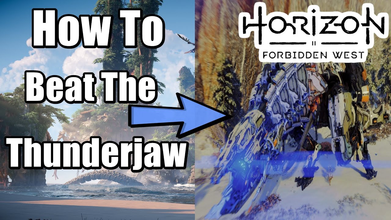 How To Beat The Thunderjaw Horizon Forbidden West | Faro’s Tomb