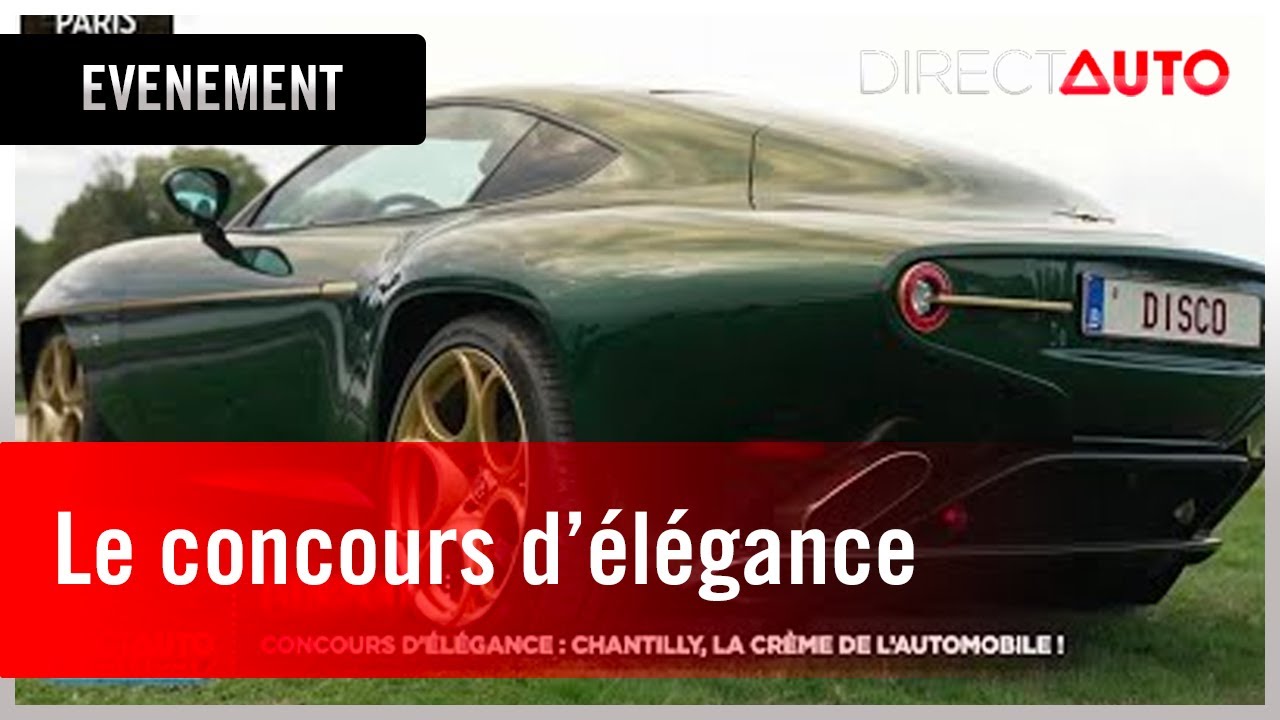 Concours d'élégance : Chantilly, la crème de l'automobile