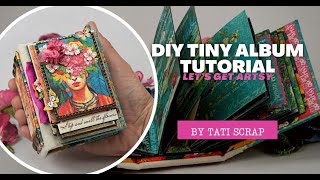 DIY Tiny Album with the Vibrant Collection - Let's Get Artsy!