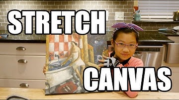 Mount Oil Painting on Stretcher Bars / Stretch Canvas / Display Oil Painting on board without Frame