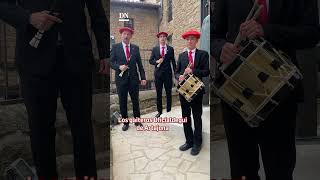 Dos SAGAS de GAITEROS, fijos en el CHUPINAZO de SAN FERMÍN de PAMPLONA #shorts #navarra