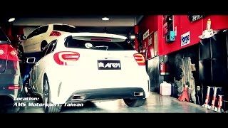 MercedesBenz A45 AMG x Armytrix exhaust by Taiwan dealer AMS Motorsports