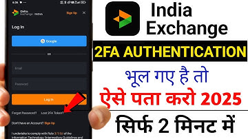 Delta exchange 2FA authentication reset kaise kare, Google 2FA Authentication login problem fixed