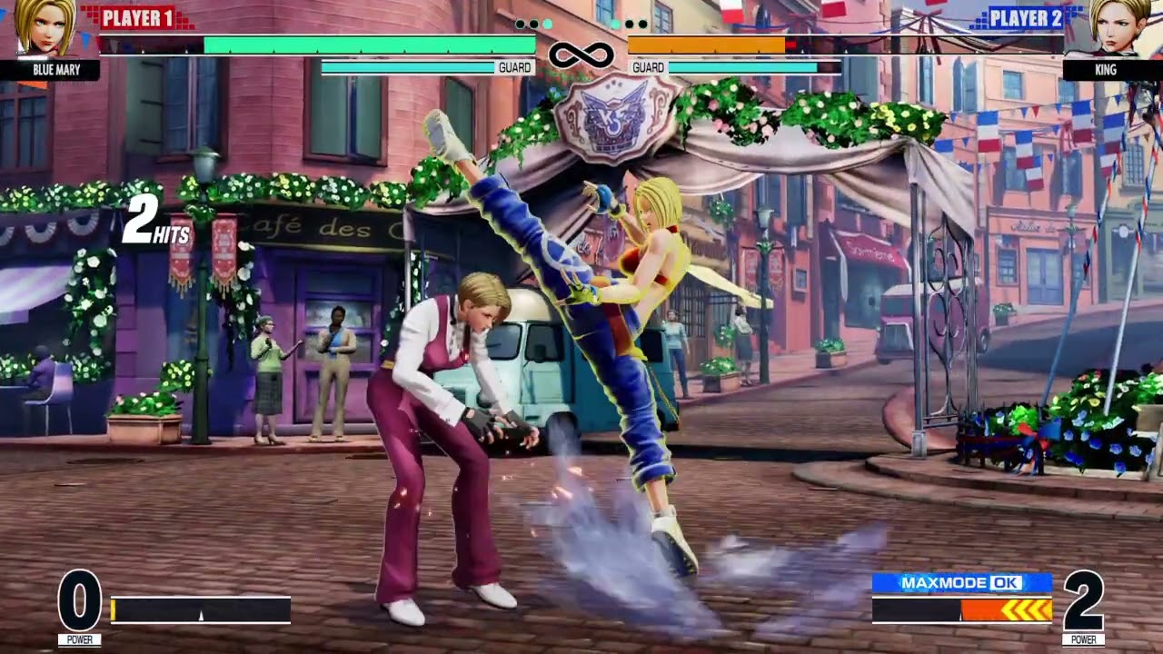 THE KING OF FIGHTERS XV Blue Mary vs King