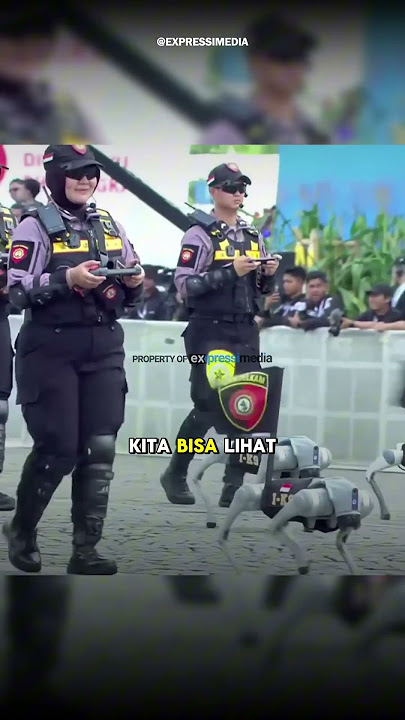 Police robot action belonging to the Indonesian National Police