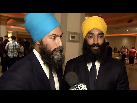 ‘Brampton is now an orange town’ Gurratan & Jagmeet Singh on NDP win