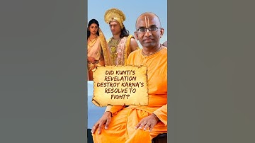 Did Kunti’s Revelation Destroy Karna