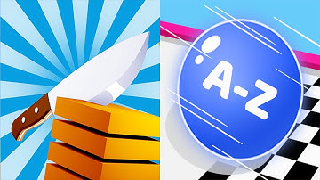 Slice it All VS AZ Run Android iOS Gameplay (Level 91-100)