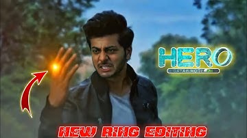 Hero Gayab Mode on ring glow effect tutorial | Ring editing