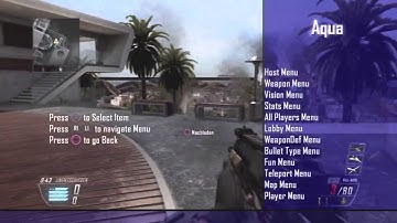 Black Ops 2 RTM Menu: Aqua by Raz0rMind
