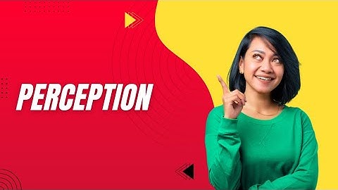 Introduction to Perception part-2