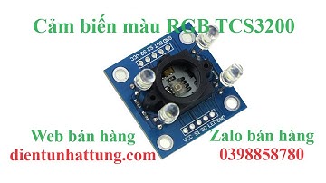 Module cảm biến màu TCS3200, Nhận diện màu RGB - Điện tử Nhật Tùng