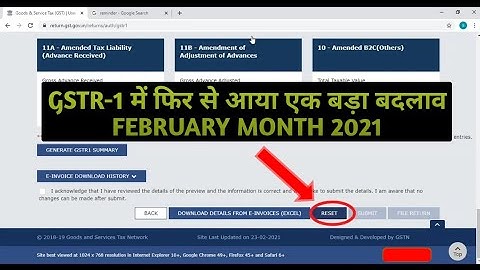 GSTR-1 New reset options Big update gstr1