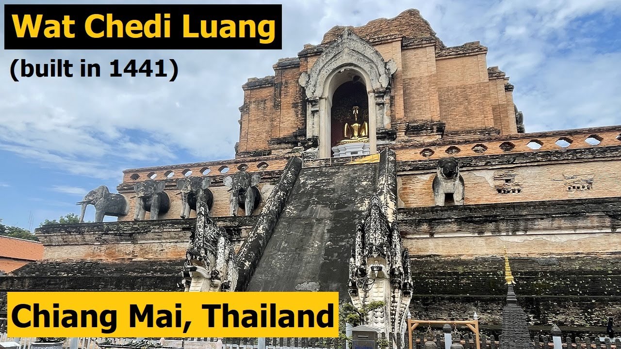 Wat Chedi Luang ~ Chiang Mai, Thailand ~ built in 1441 ~ Temple of the Great Stupa