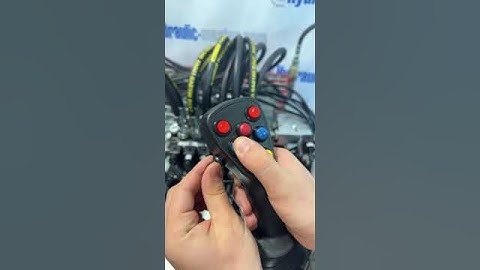 6 section monoblock valve + proportional control Flow regulator Joystick