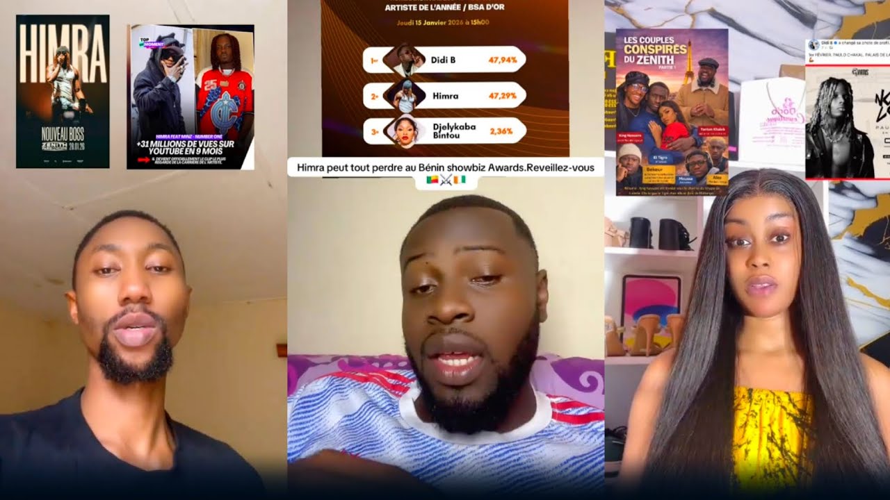 🚨😱 HIMRA Silencieux Perd Beaucoup de Points 😳 Au Bénin Award, C'est Gâtée 