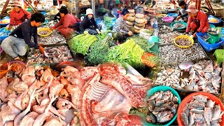 กิจกรรมตัดหมูอย่างง่าย l ตลาดปลาและตลาดสด l ตลาดอาหารรวม l ตลาดปลากัมพูชา