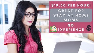 $19.50 PER HR REMOTE JOBS NO EXPERIENCE 2023 | THEY WILL TRAIN YOU | STAY AT HOME MOM JOBS 2023