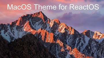 Make ReactOS look like MacOS