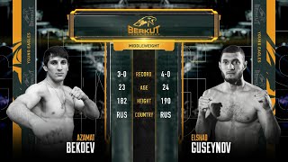 BYE 6: Азамат Бекоев vs. Эльшад Гусейнов | Elshad Guseynov vs. Azamat Bekoev