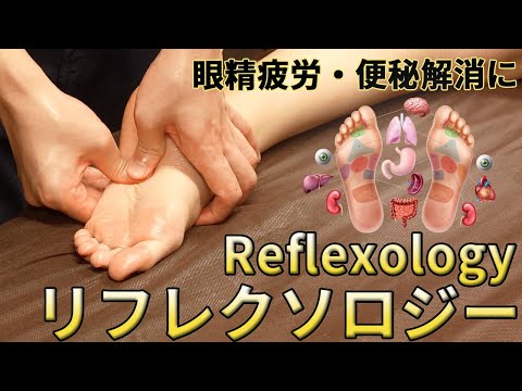 [How to massage] Reflexology for healing eye fatigue & treating constipation of large intestine