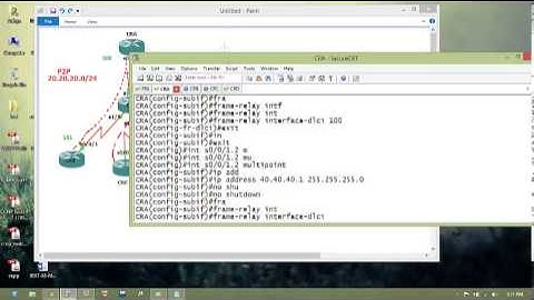 frame relay P2P and multipoint config on sub-interface in Hindi CCNP (v-30)