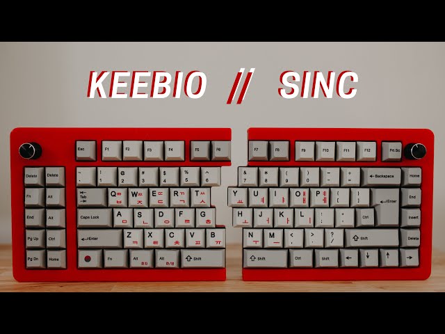 Keebio Sinc - Split 75% Keyboard Build - YouTube