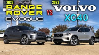 2023 Land Rover Range Rover Evoque VS 2023 Volvo XC40