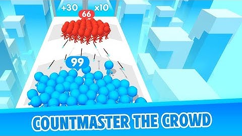 count master crowd running 3D video Games