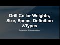 Drilling manual  drill collars guide in oil  gas