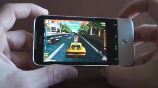 Racing Game Demo on HTC Legend