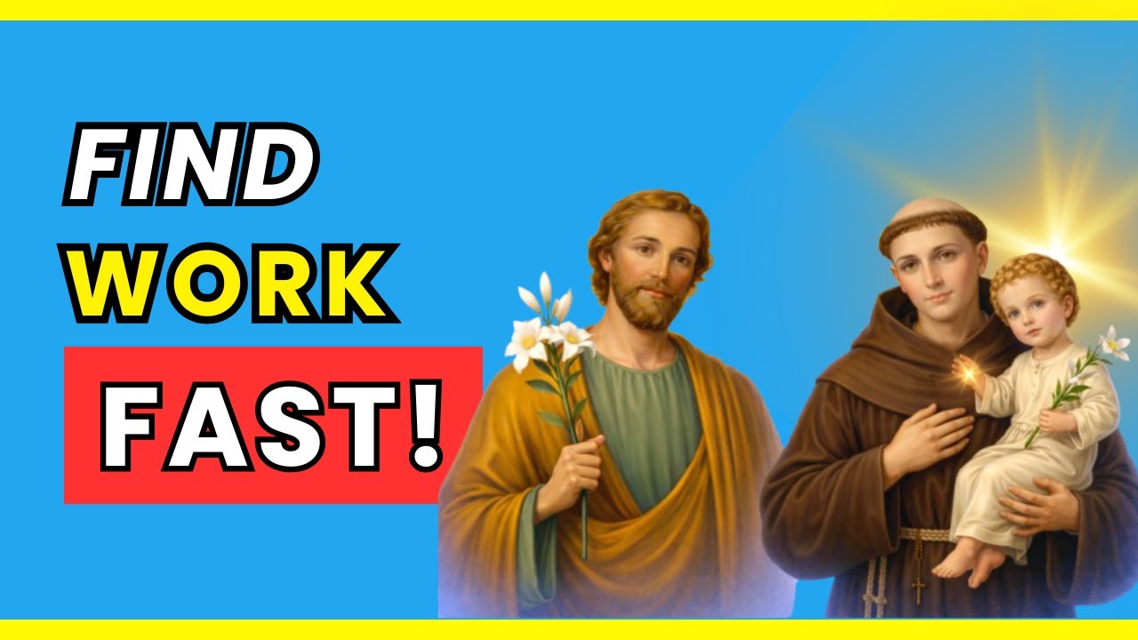 Saint Joseph & Saint Anthony | Find Work Quickly in the New Year | Powerful Catholic Prayer