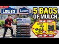 Lowe's Mulch Deal and Save on Dewalt, Craftsman, Kobalt
