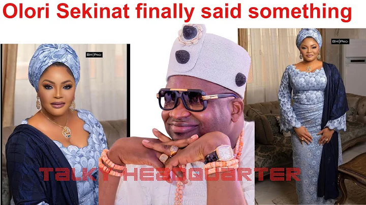 Oba Elegushi wife Olori Sekinat is back and have this to say