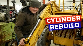Massey Ferguson Backhoe Bucket Cylinder Rebuild and Other Leaks