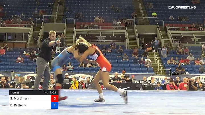 100 Lbs Rnd Of 16 Sage Mortimer Utah Vs Brittany C...