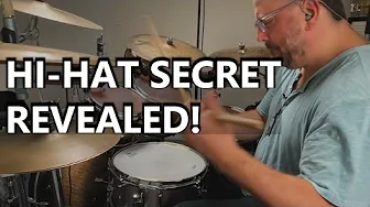 The hi-hat secret to pro sounding drum grooves!