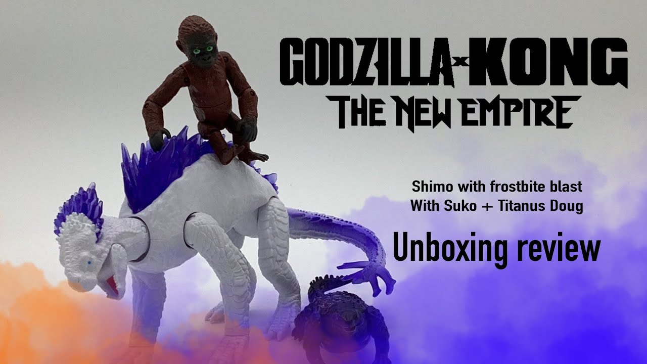 Godzilla x Kong 6” inch Shimo with frostbite blast with Suko + Titanus ...