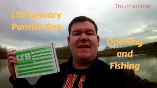 Lucky Tackle Box January Panfish Box Opening And Fishing With Trouthammer