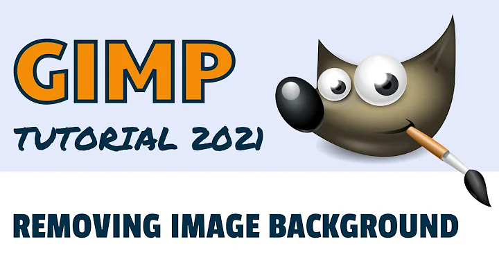 How to Remove Image Background - 2021 GIMP Tutorial