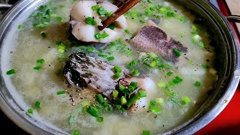 Cách nấu canh khoai từ cá lóc  khoai dẻo cá không tanh ngọt ngon