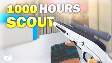 This is what 1000 HOURS on SCOUT looks like in Counter Blox
