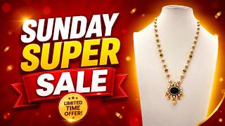 Sunday Super Sale 🔥 Premium Jewellery Offers | Pearls, CZ Beads &amp; Gold Finish Deals