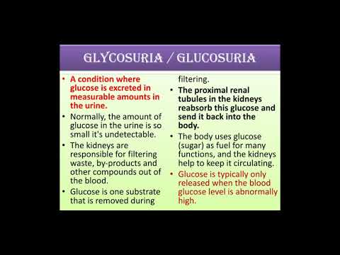 Video: Glucosuria - Glossary Of Medical Terms