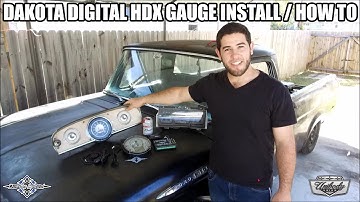 How to Install a Dakota Digital HDX Gauge Display in your F100 or Truck | Unibody Union